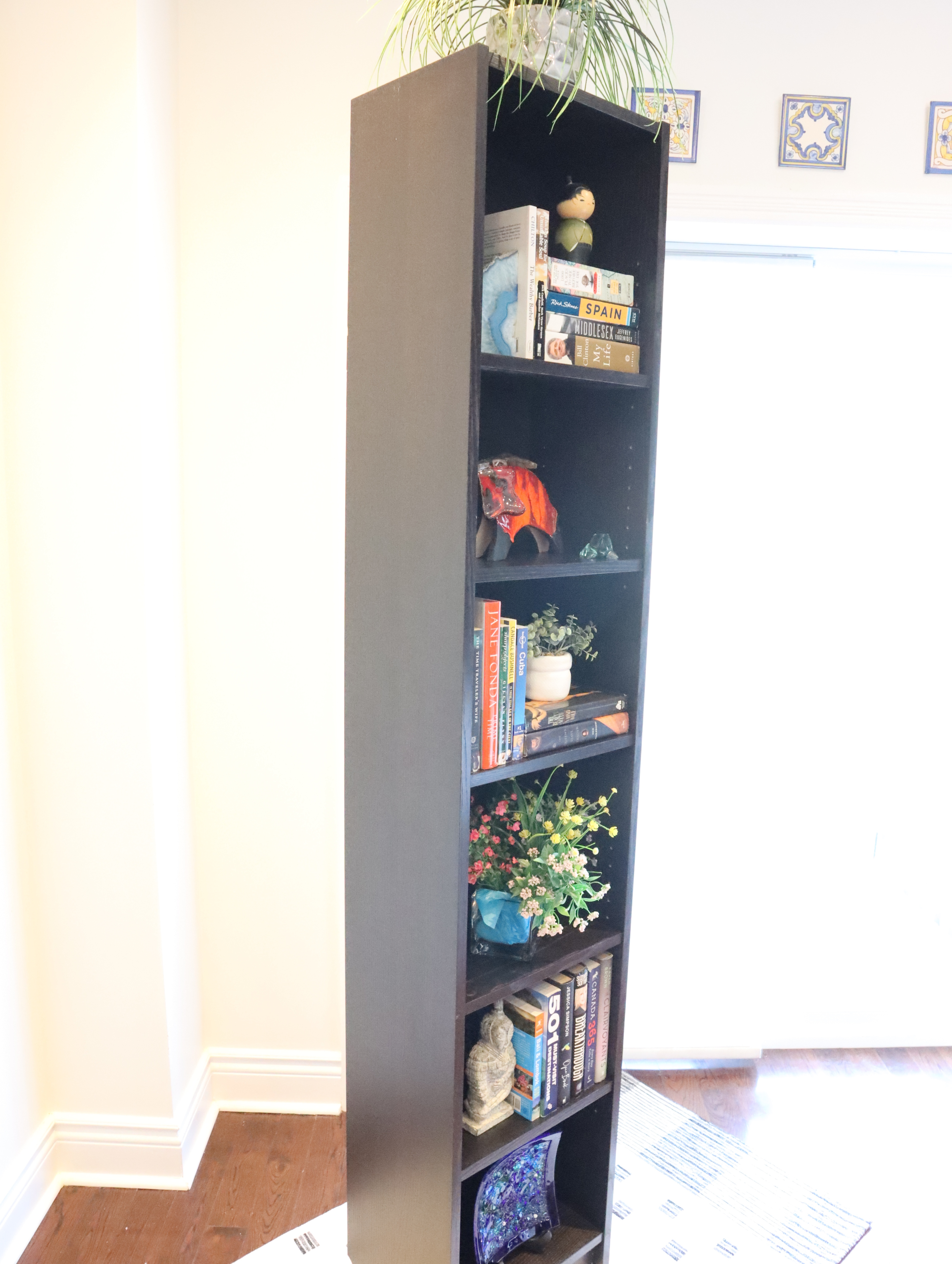 IKEA Billy Black/Brown Slim Bookshelf - photo 3