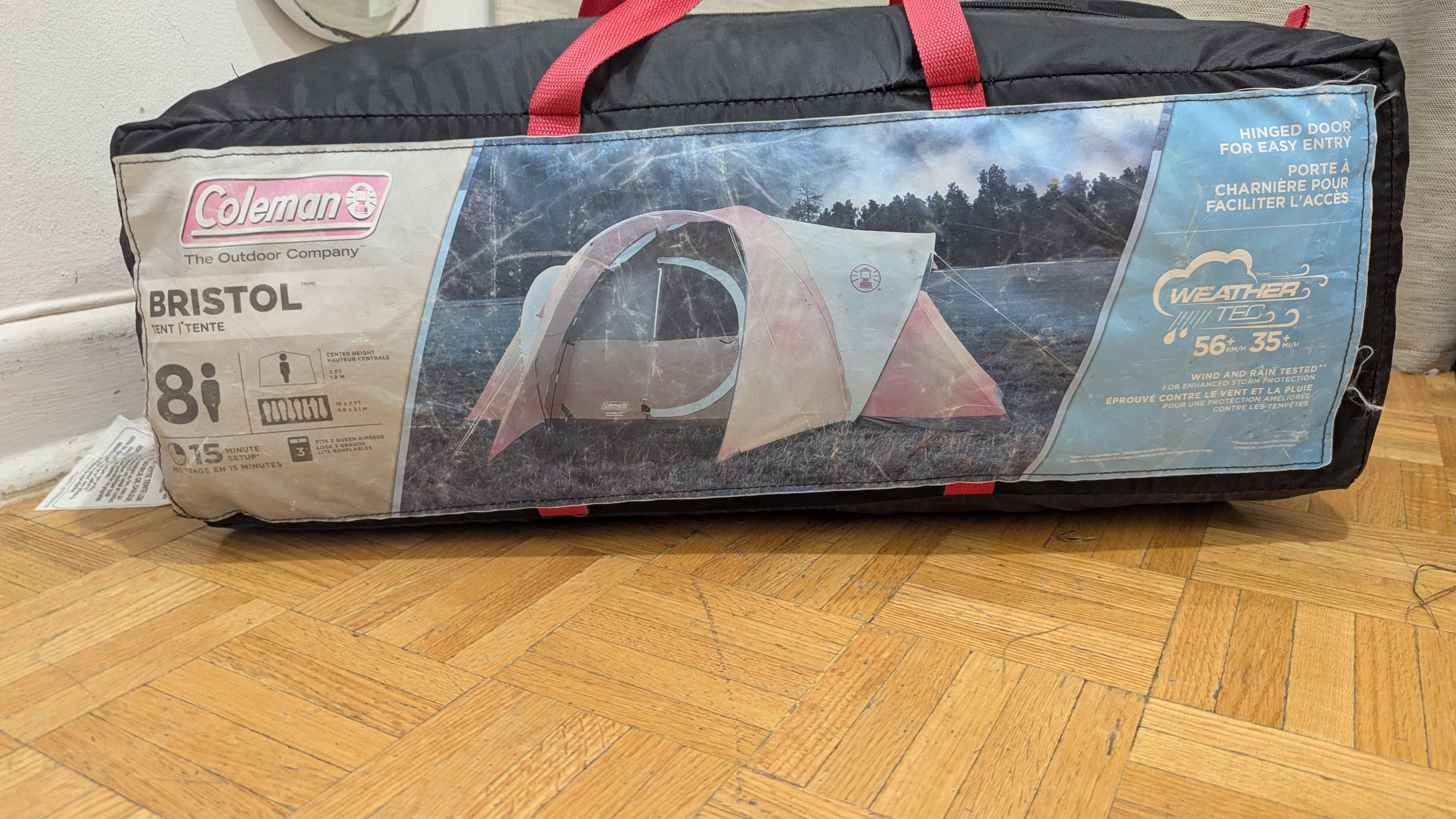 USED Coleman Bristol Tent Large 8-Person Camping Skydome Cabin - photo 3