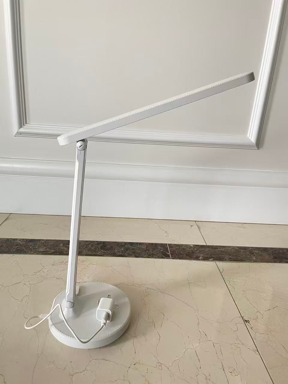 White LED Desk Lamp with Charger - photo 3