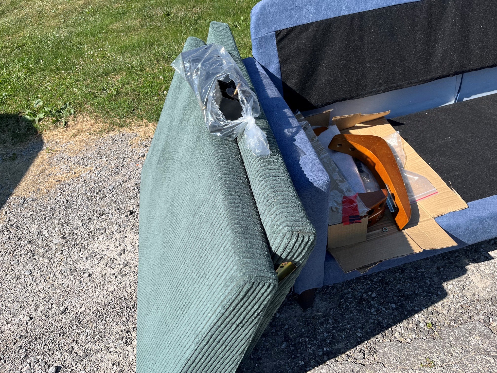 Free Stuff - New Couch (missing cushions) - Sectional - photo 2