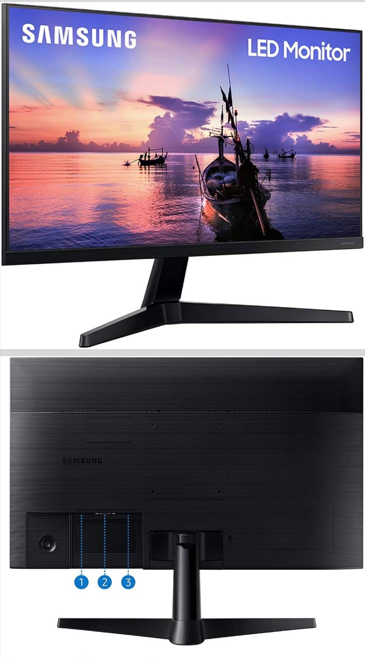 SAMSUNG Monitor 22" FHD 75Hz IPS Panel 3-Sided Borderless FreeSy - photo 2