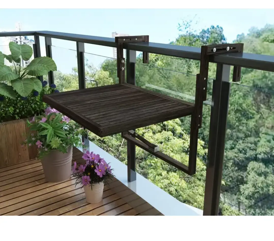 Interbuild Toronto Balcony Table - Espresso Finish - photo 2
