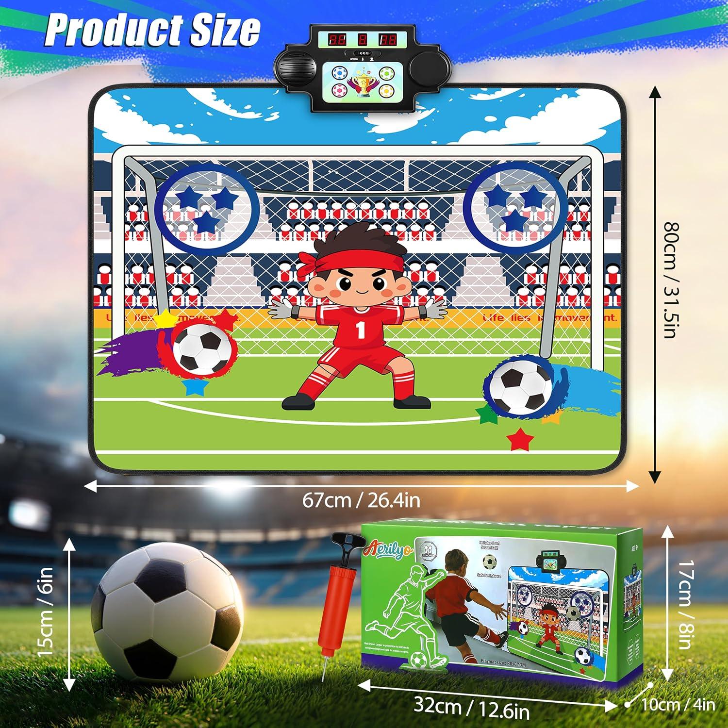 Indoor & Outdoor Soccer Game Playmat for Kids Age 3+ - photo 3