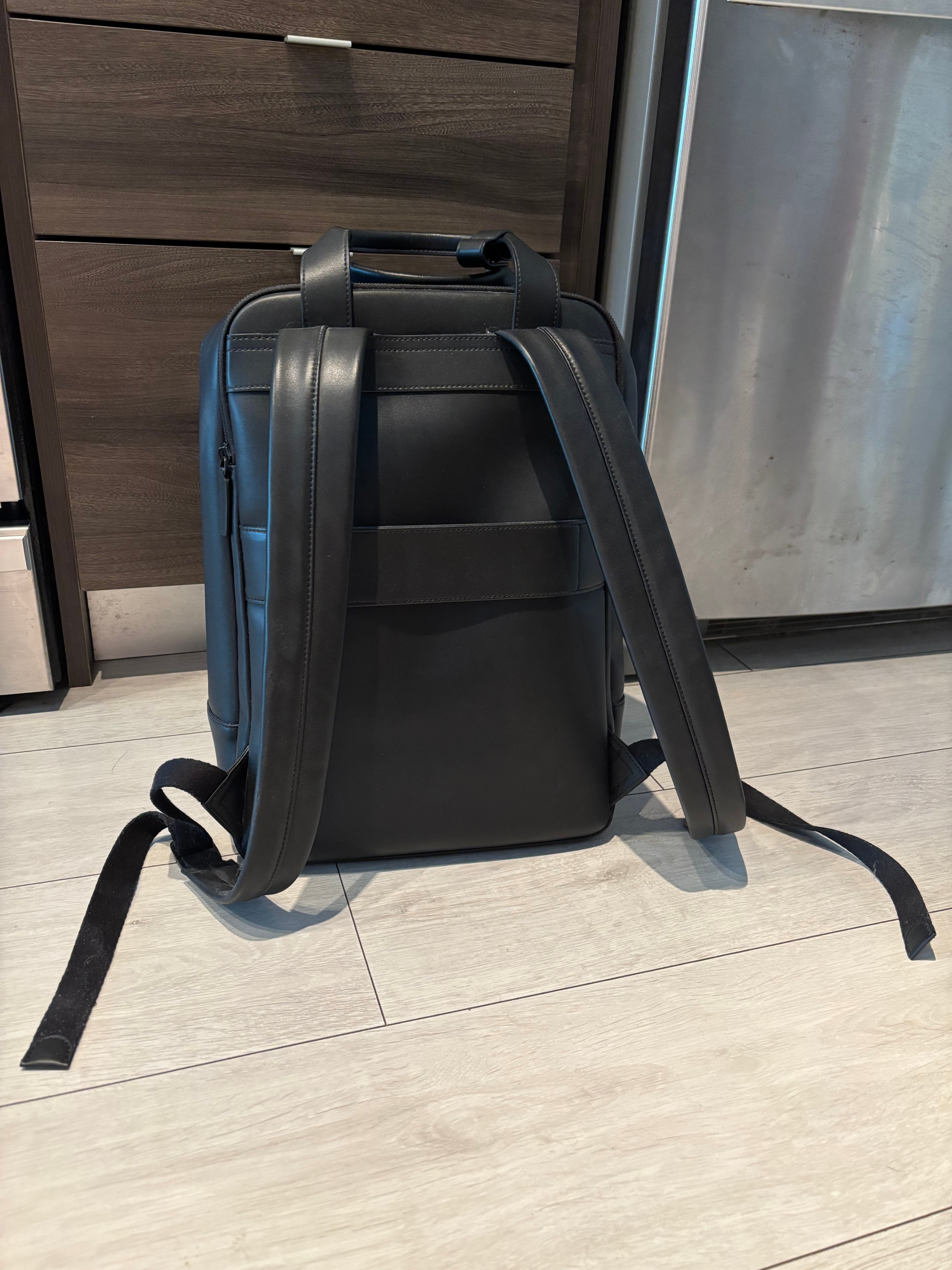 MONOs Metro Backpack Black Vegan Leather 18L - photo 4