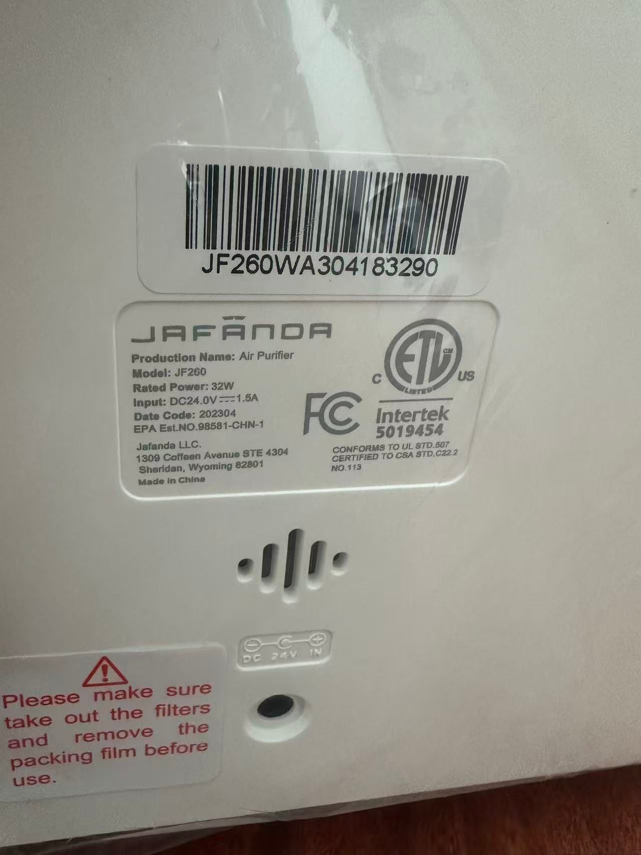 Brand New JAFANDA Air Purifier - photo 5