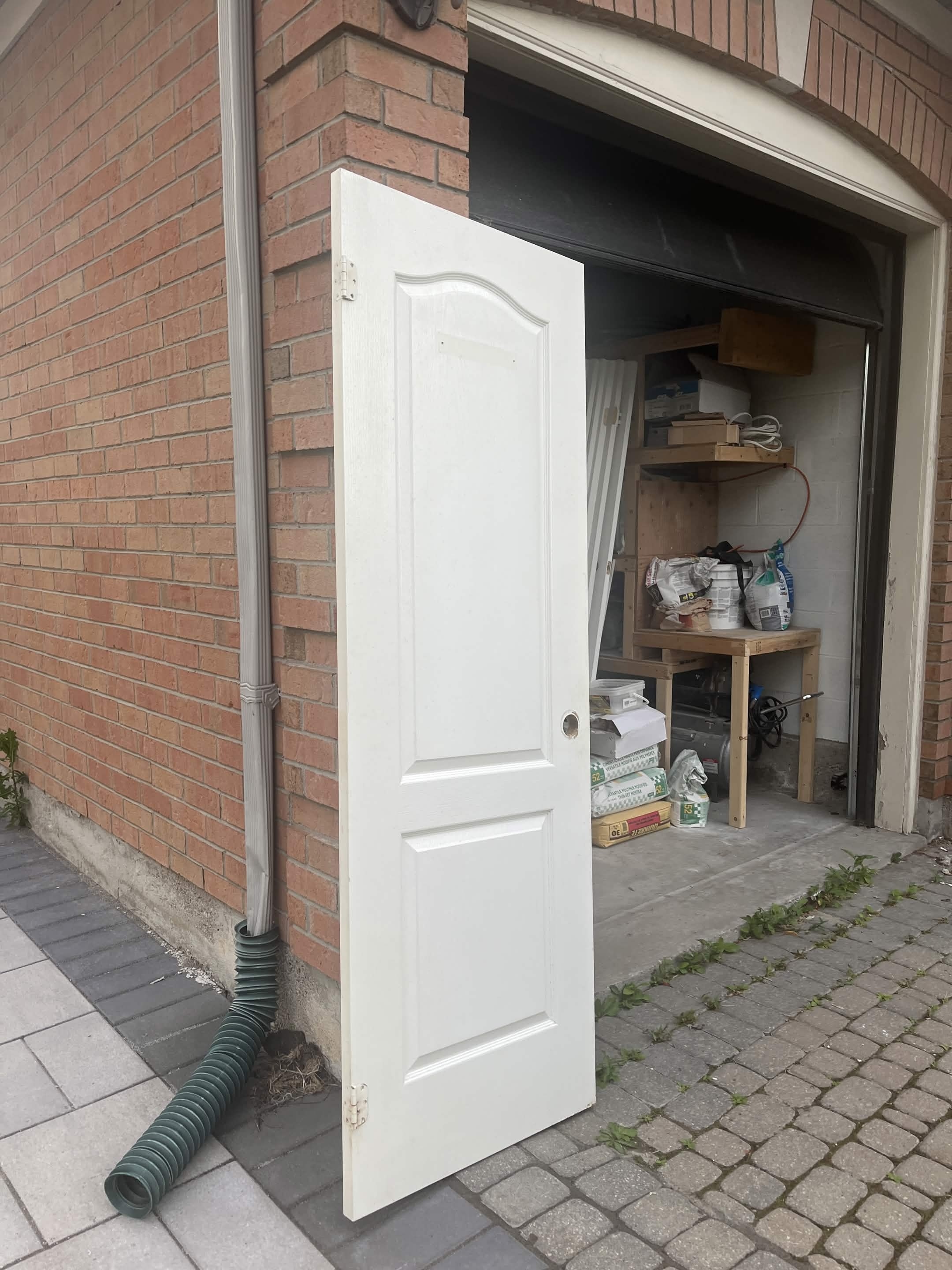White 2-Panel Interior Doors — 18x80, 28x80, 30x80 - photo 2