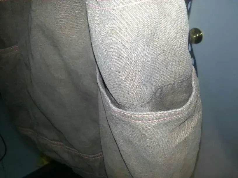 Spacious Vegan Crumpler-Style Bag / Purse With Lots Of Pockets - photo 3