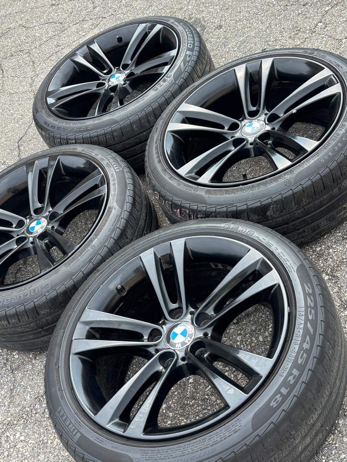 OEM 18"BMW(5x120)+225/45/R18 Pirelli A/S–4/3 Series/X1/Countryma