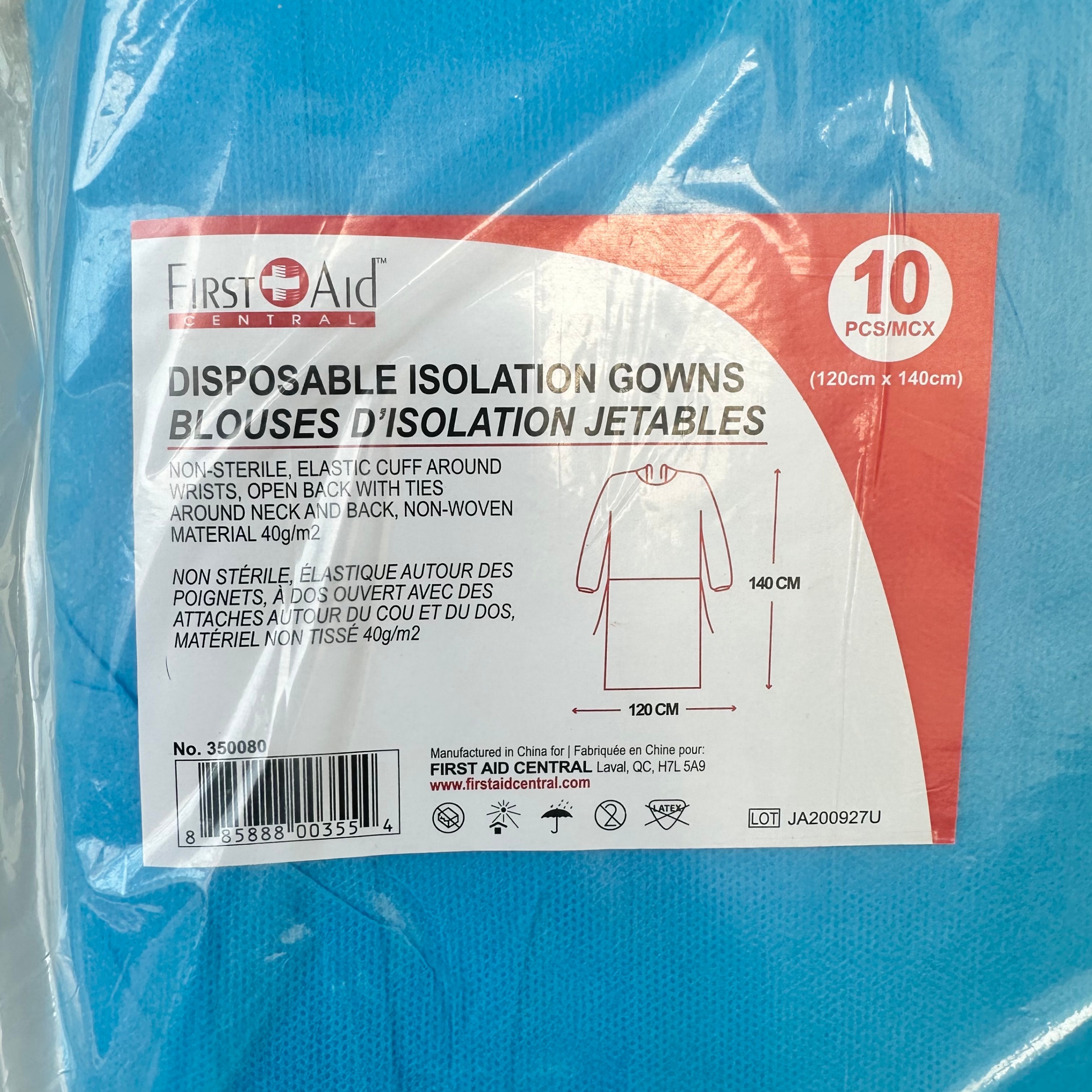 Disposable Gowns - Level 1 - 10 Pack - photo 3