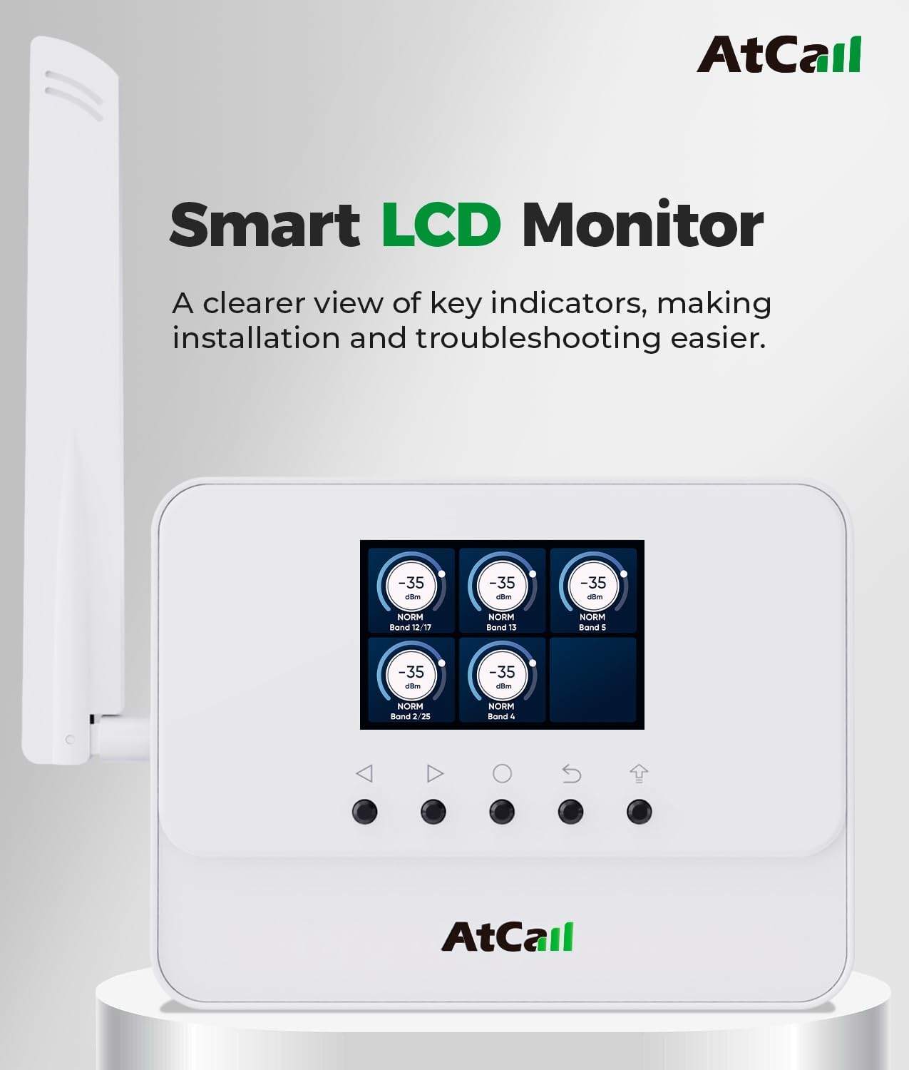 Cell Phone Booster for House, Real Time LCD Monitor - photo 3