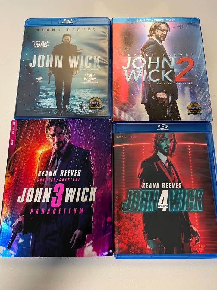 John Wick 1-4 Blu ray Collection