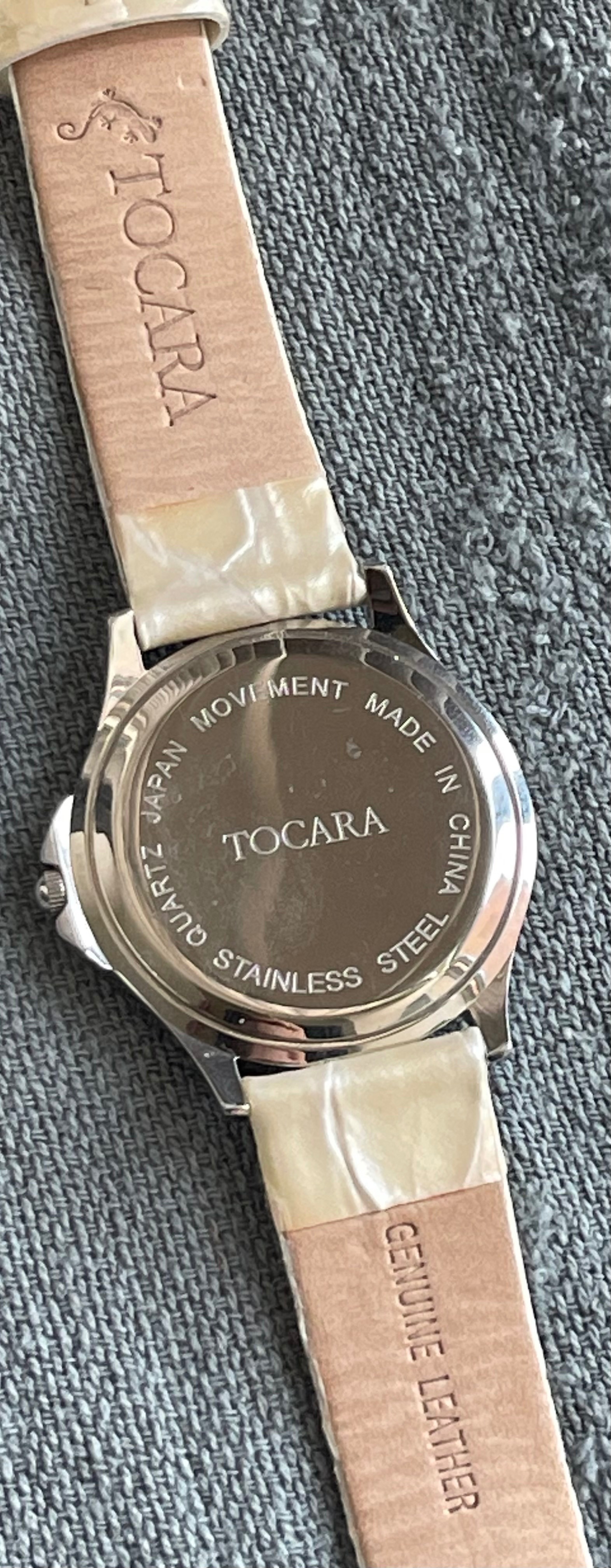 Tocara Canadian Crystal Watch – Champagne Strap (Needs Battery) - photo 4