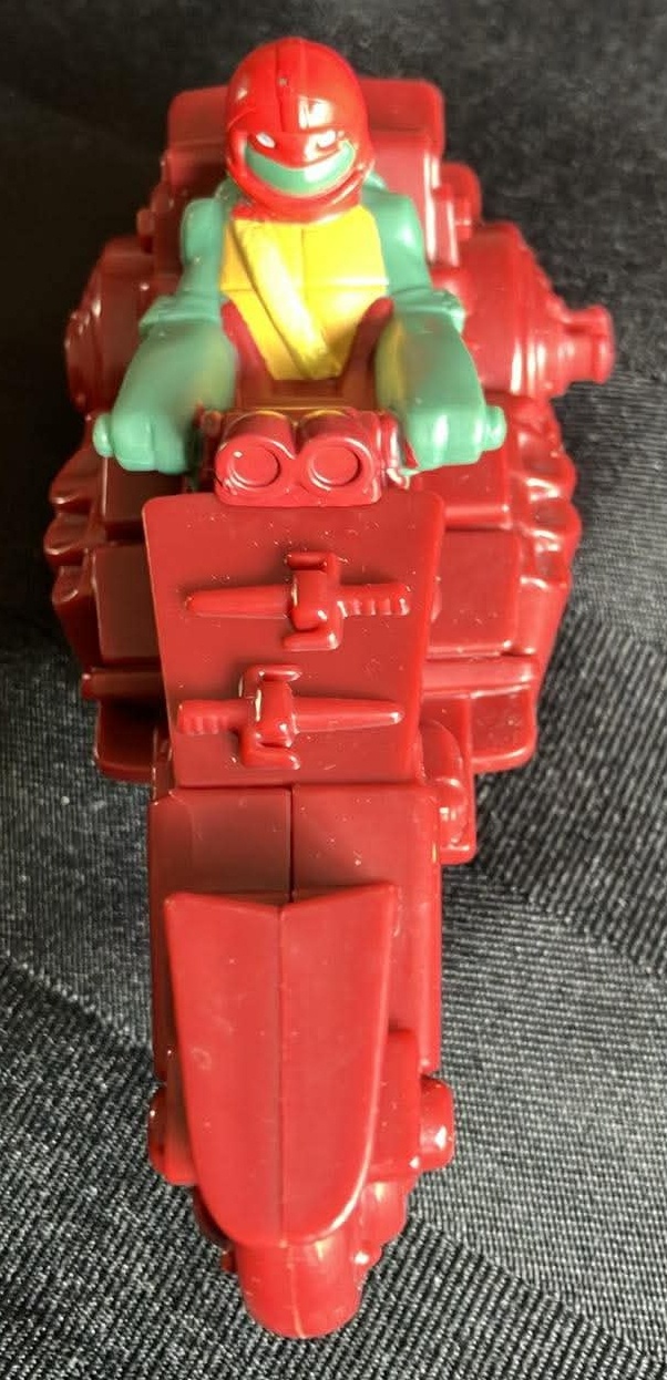 McDonald Teenage Mutant Ninja Turtle Raphael Motorcycle - 4 Inch - photo 2