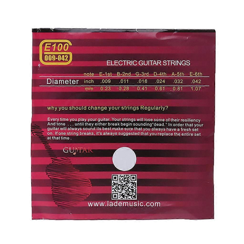 Electric Guitar Strings – Nickel Alloy Wound, Bright Tone - photo 4
