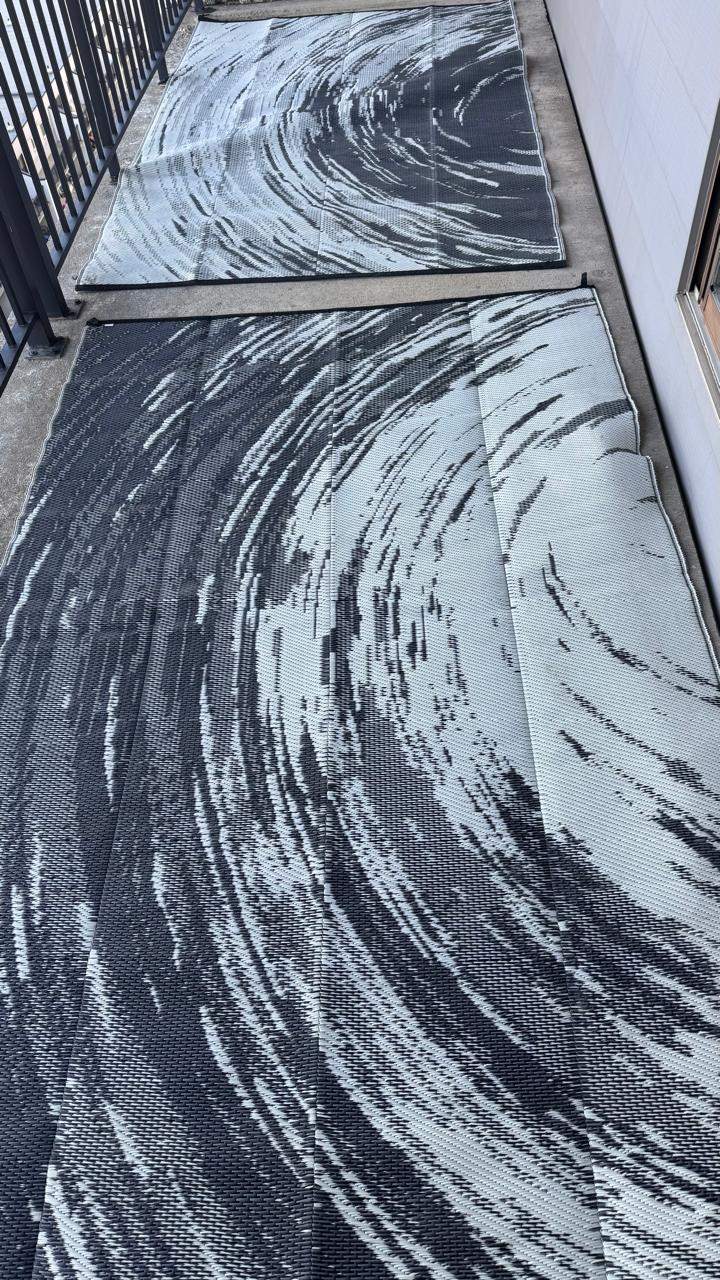 Modern Outdoor Area Rugs - Set of 2 - photo 2