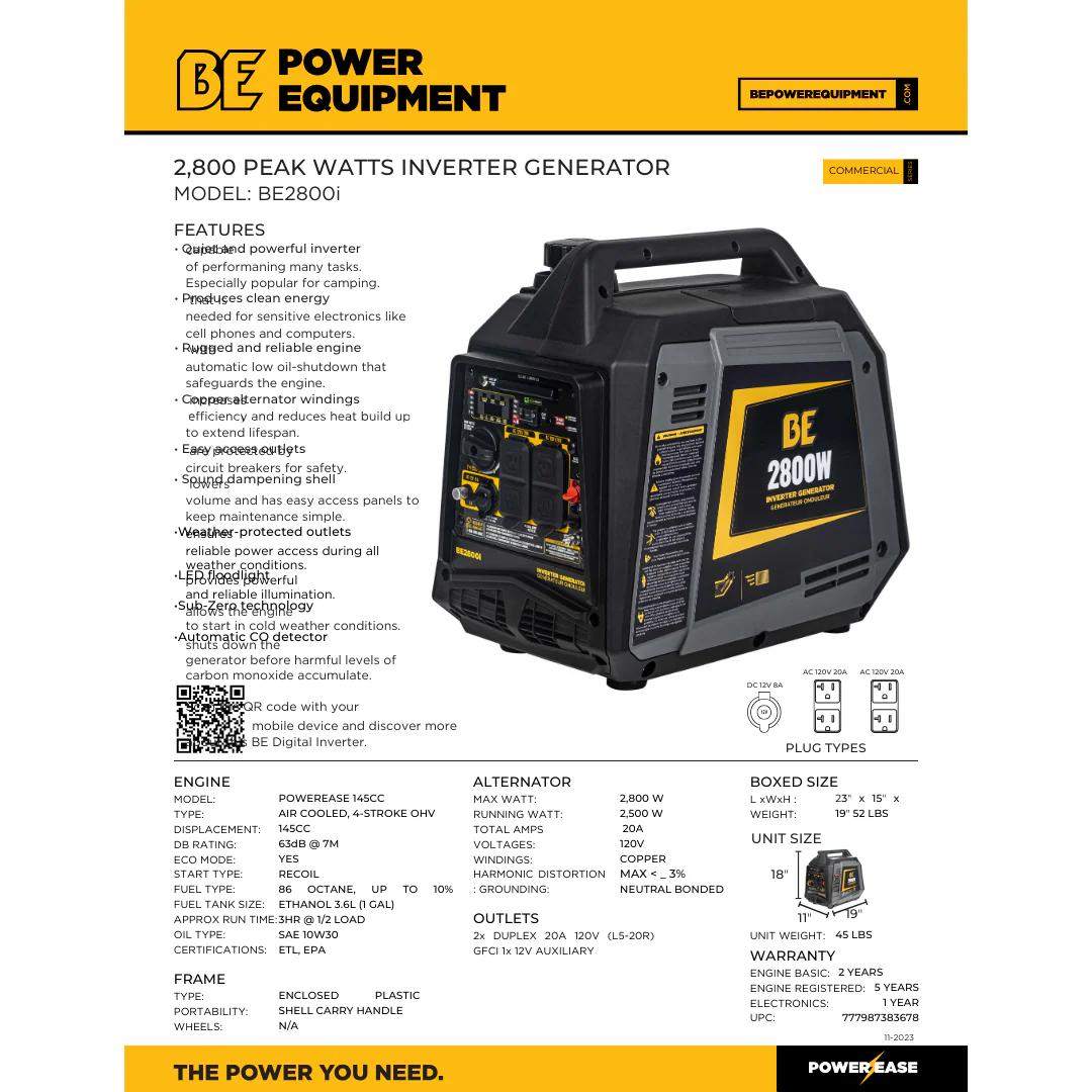BE Inverter Generator - photo 5
