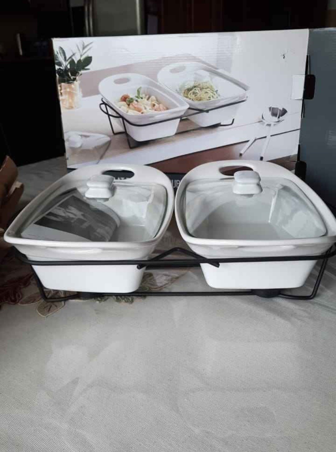 HomeTrends Double Buffet server set