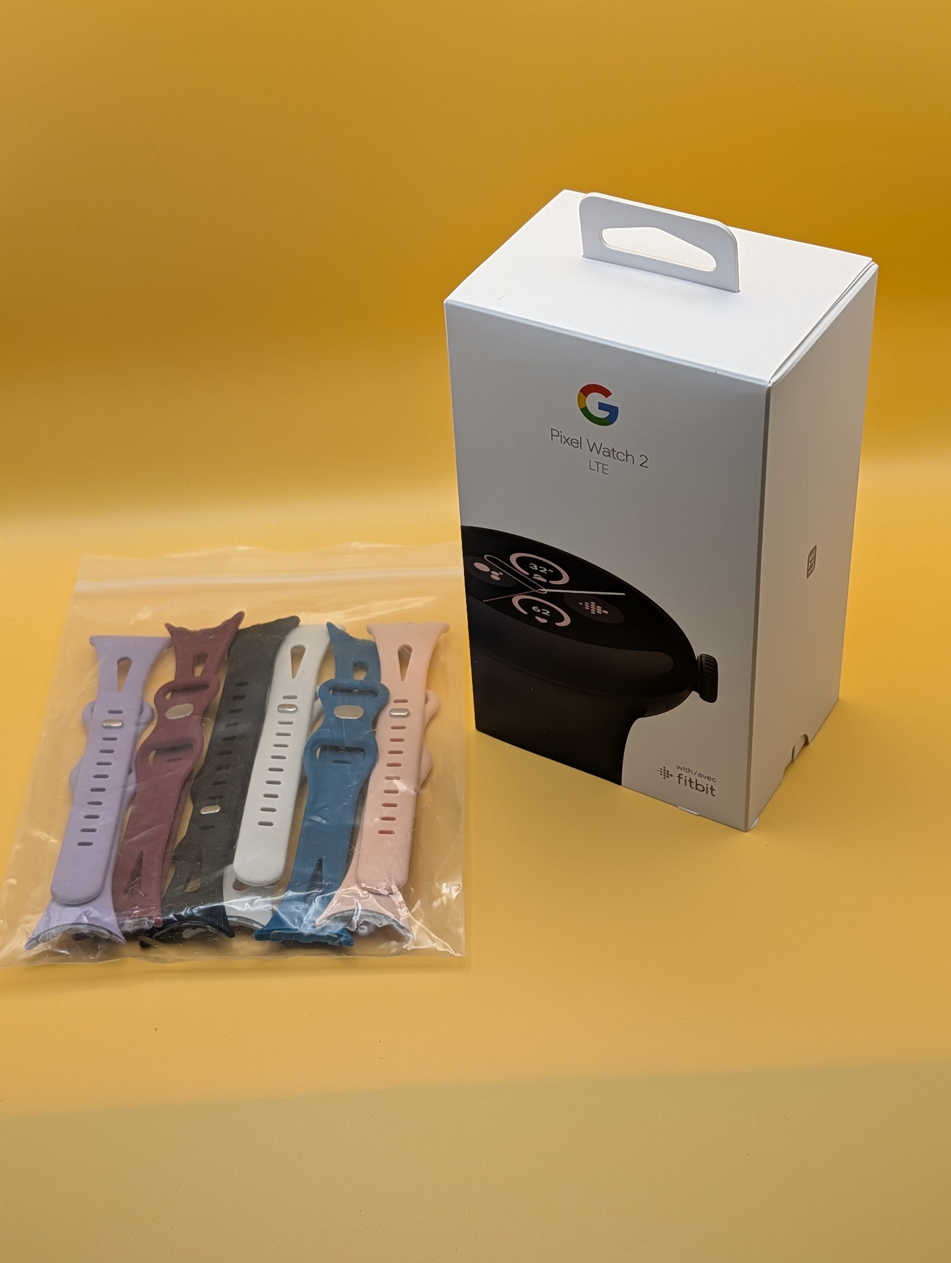 SEALED Google Pixel Watch 2 LTE With 6 Free Wrist Bands