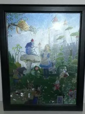 Alice In Wonderland: Framed Shimmery Dufex Foil Print - photo 3