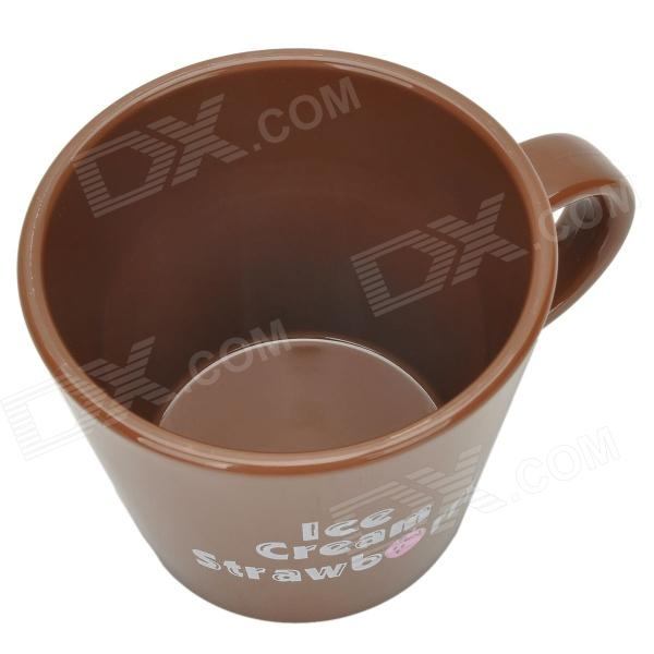 Ice Cream Strawberry Cup with Spoon and Lid - photo 5
