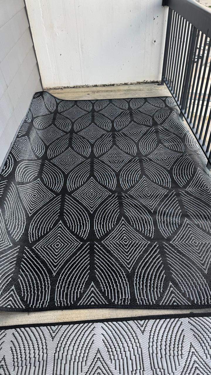 Outdoor Balcony Area Rug - set of 2