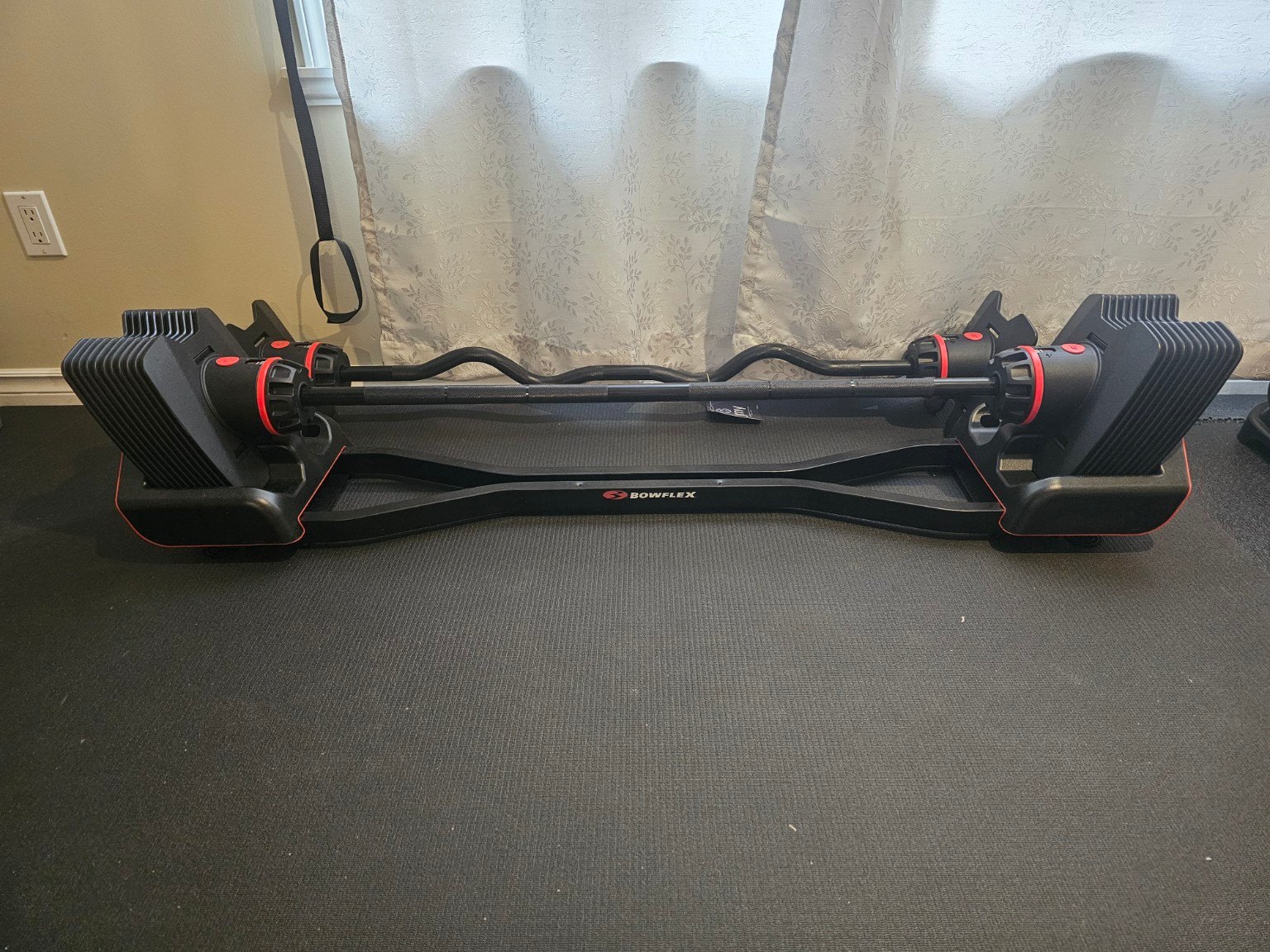 BowFlex SelectTech 2080 Adjustable Barbell & Curl Bar – 120 lb - photo 2
