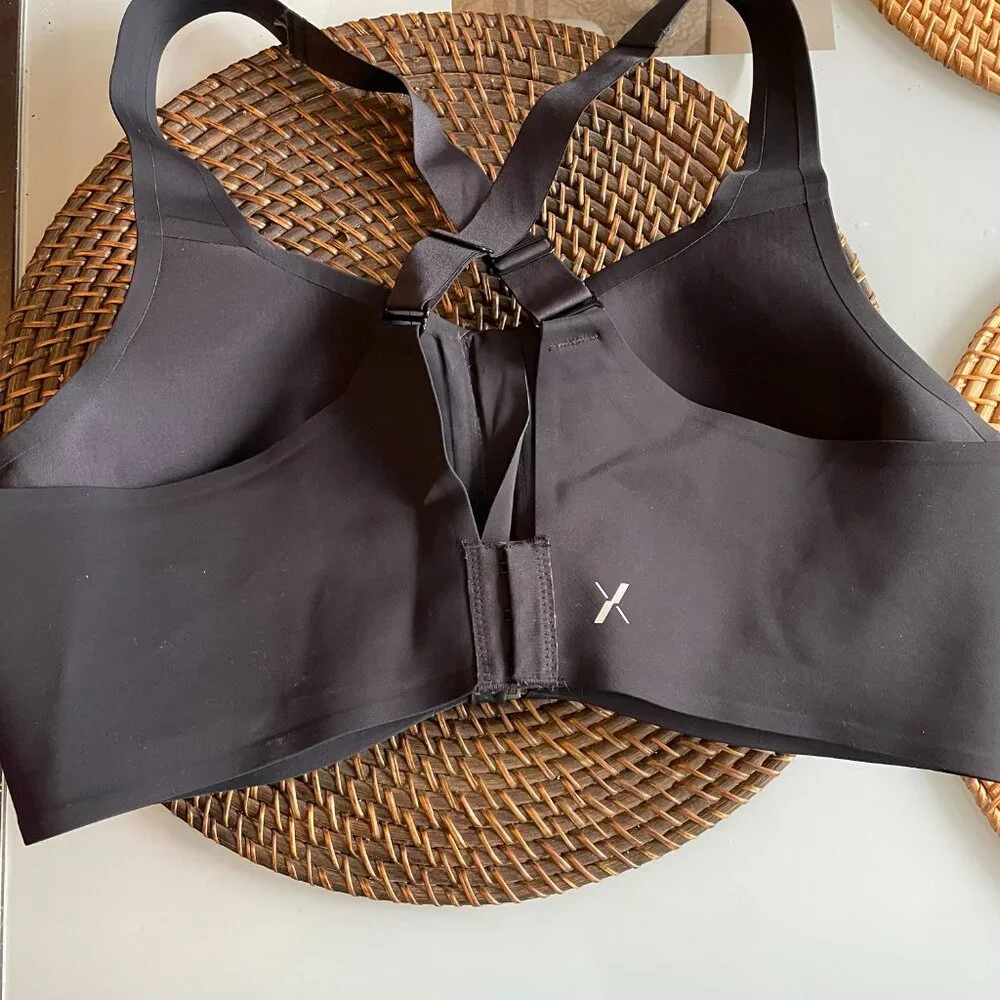 knix Black Front-Zip High Support Sports Bra - photo 2