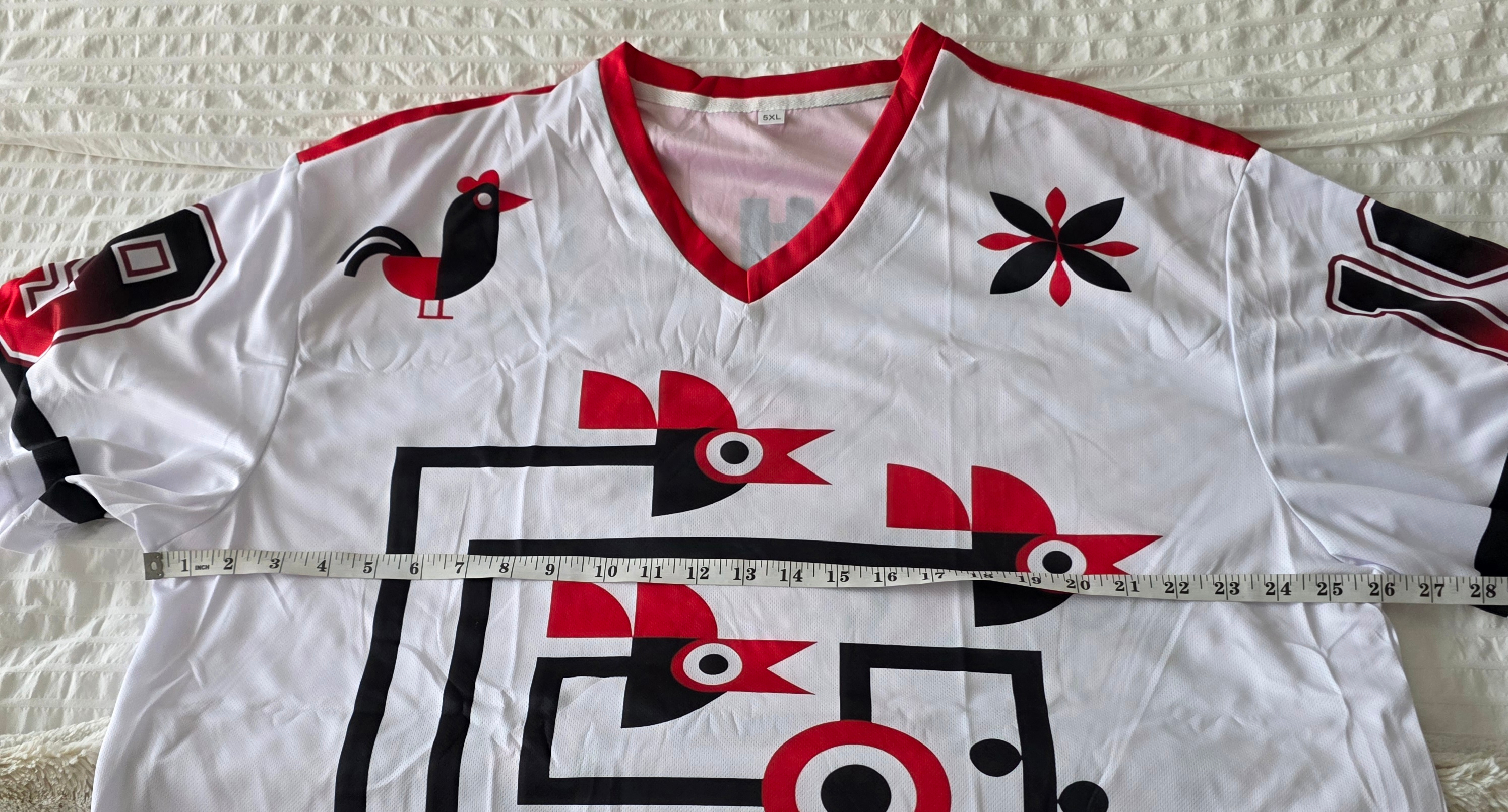 "BAUHAUS"-1919 Bird Printed Oversized Mesh Jersey-Unisex- 2XL - photo 4