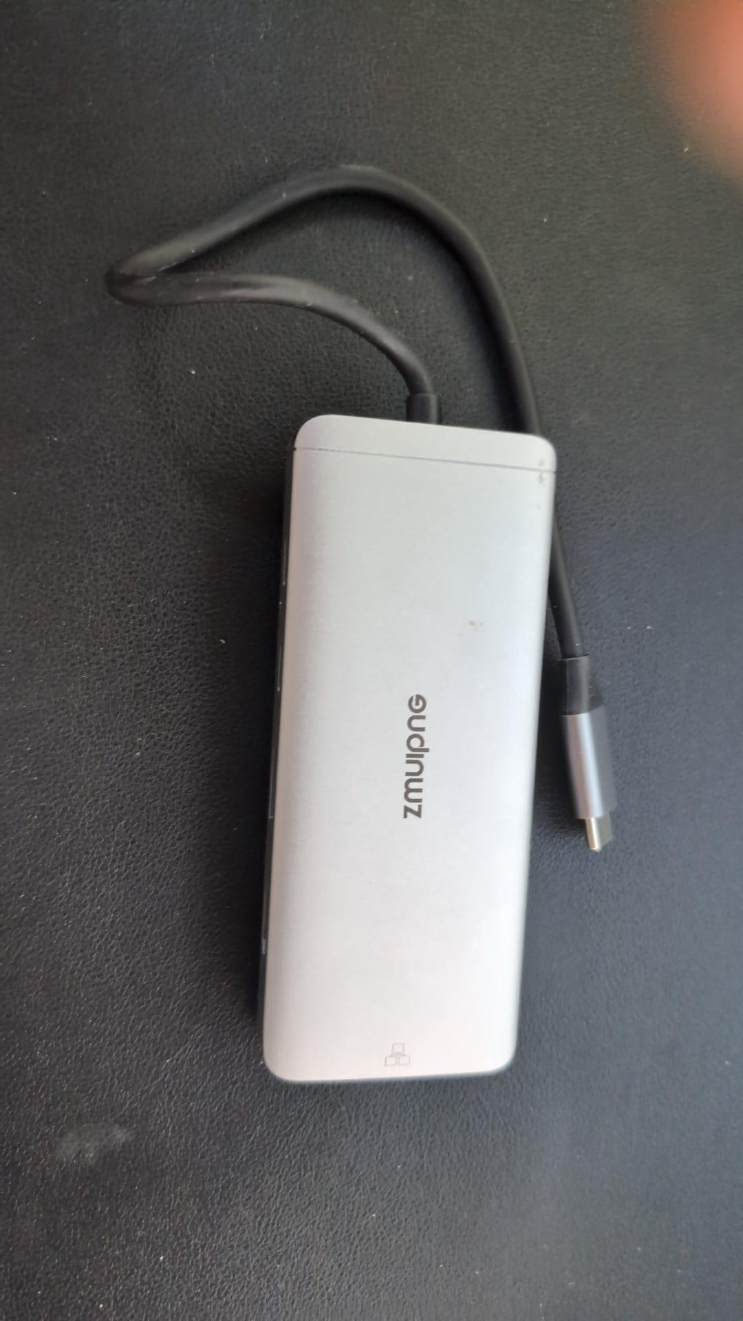 ZMUIPNG USB-C Hub 9-in-1 to HDMI, RJ45, USB 3.0, SD/TF - photo 2