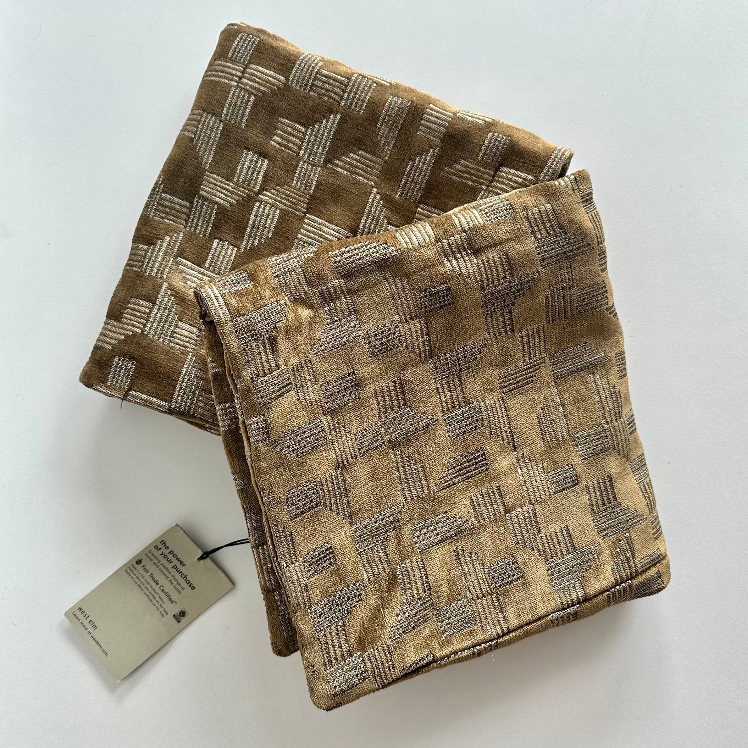 West Elm Geo Chenille Jacquard Cushion Covers - photo 2