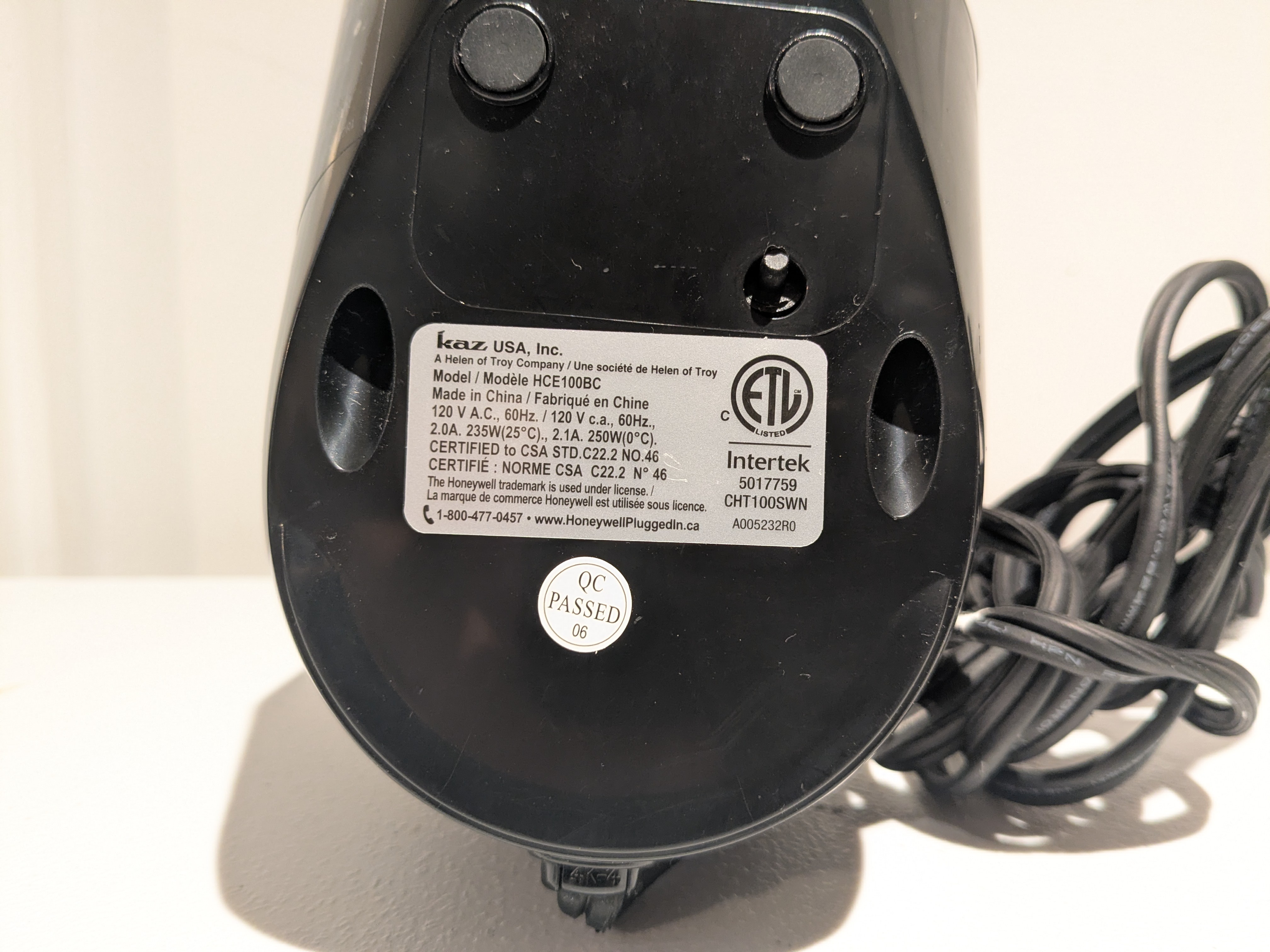 Honeywell HeatBud Personal Compact Heater - photo 3