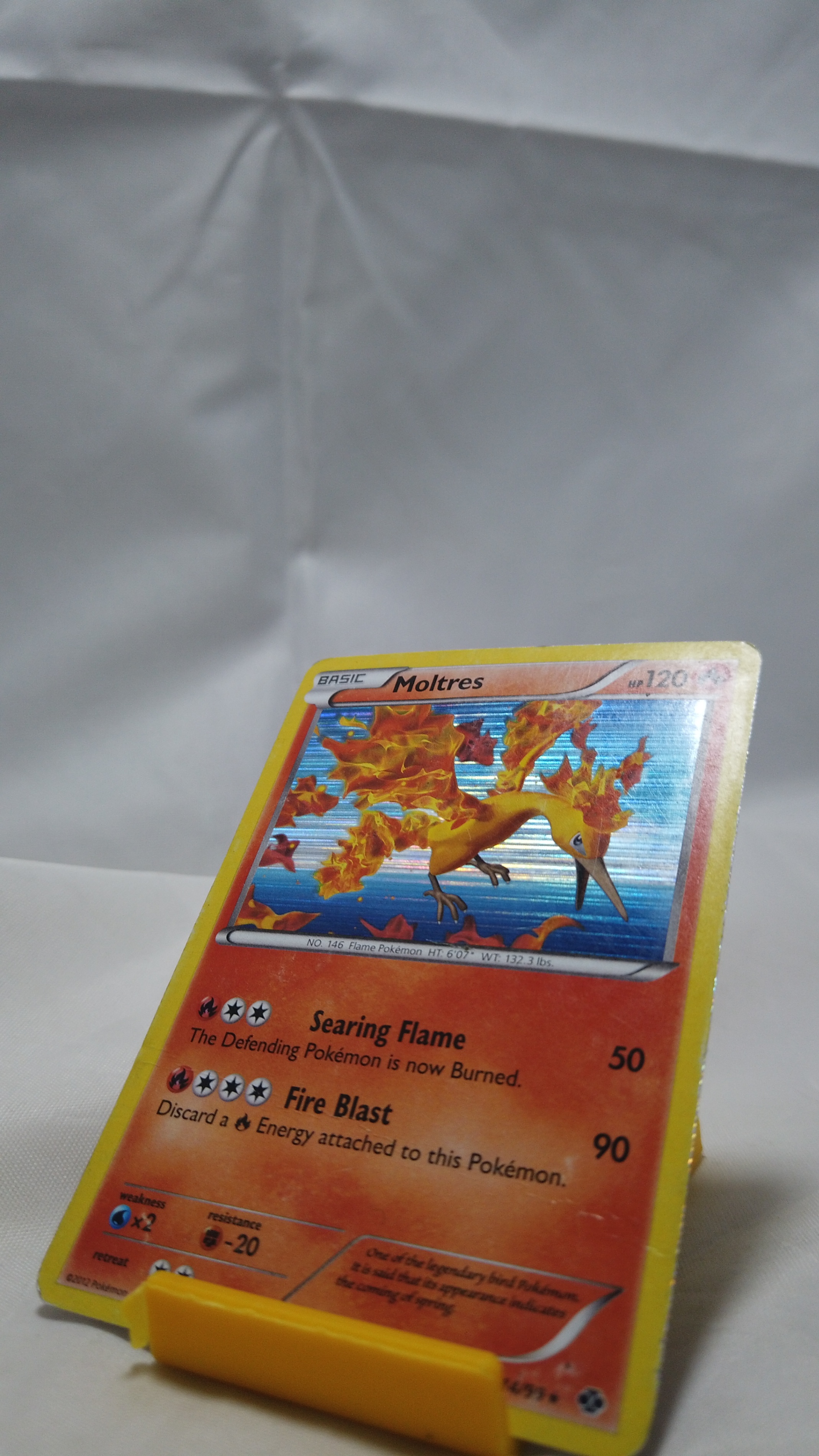 Pokemon Moltres 14/99 Next Destinies Holo Rare DMG - photo 3