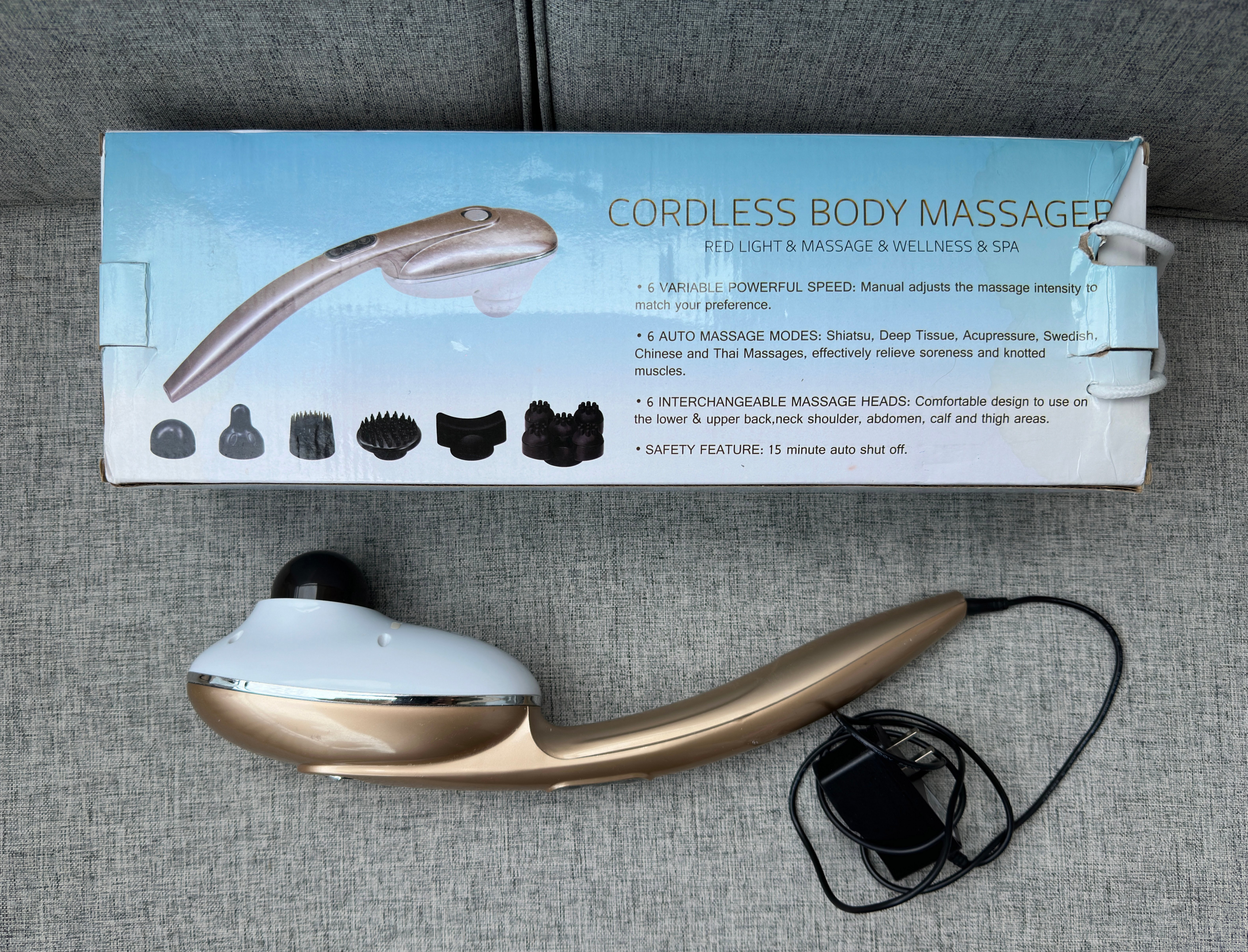 Acevivi Cordless Red Light Massager with Heat - photo 4