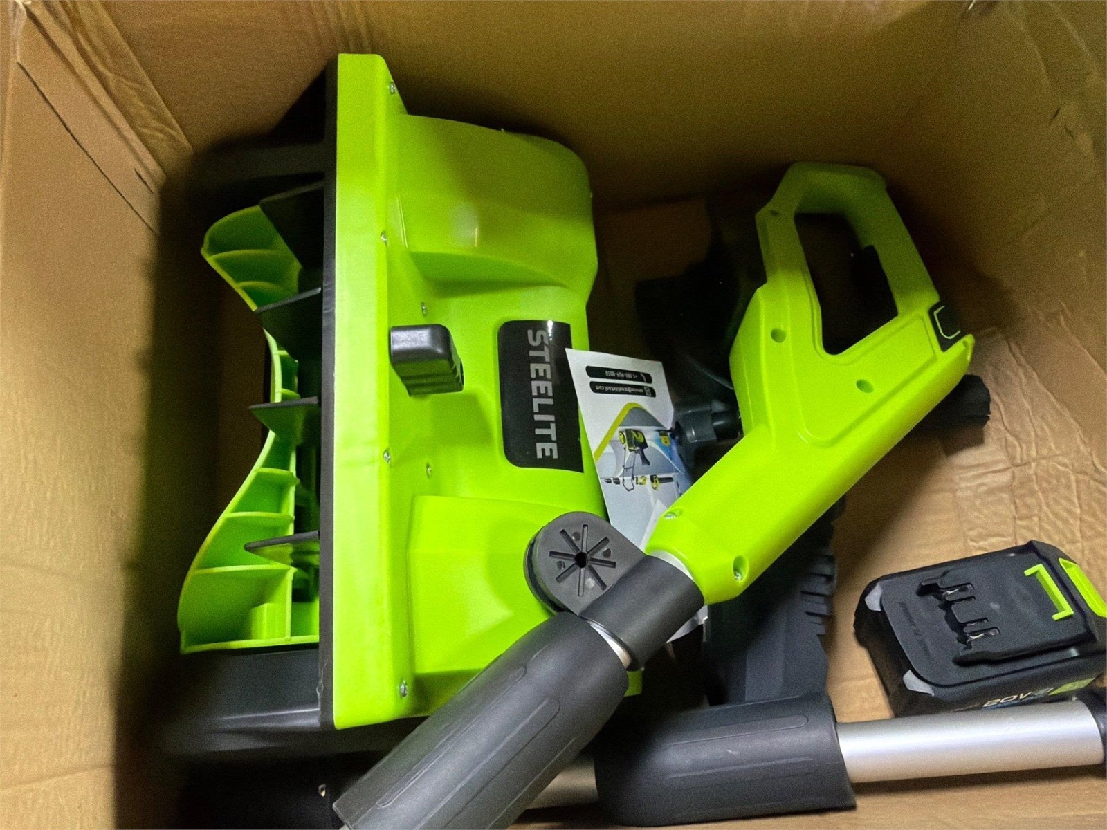 STEELITE 20V Cordless Electric Snow Blower - photo 5