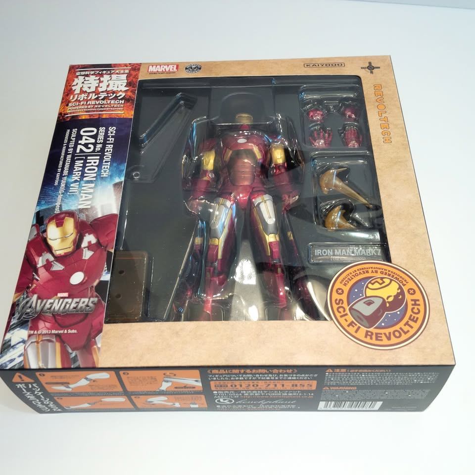 Kaiyodo Revoltech No.042 Iron Man Mark VII 2012 Avengers - photo 3