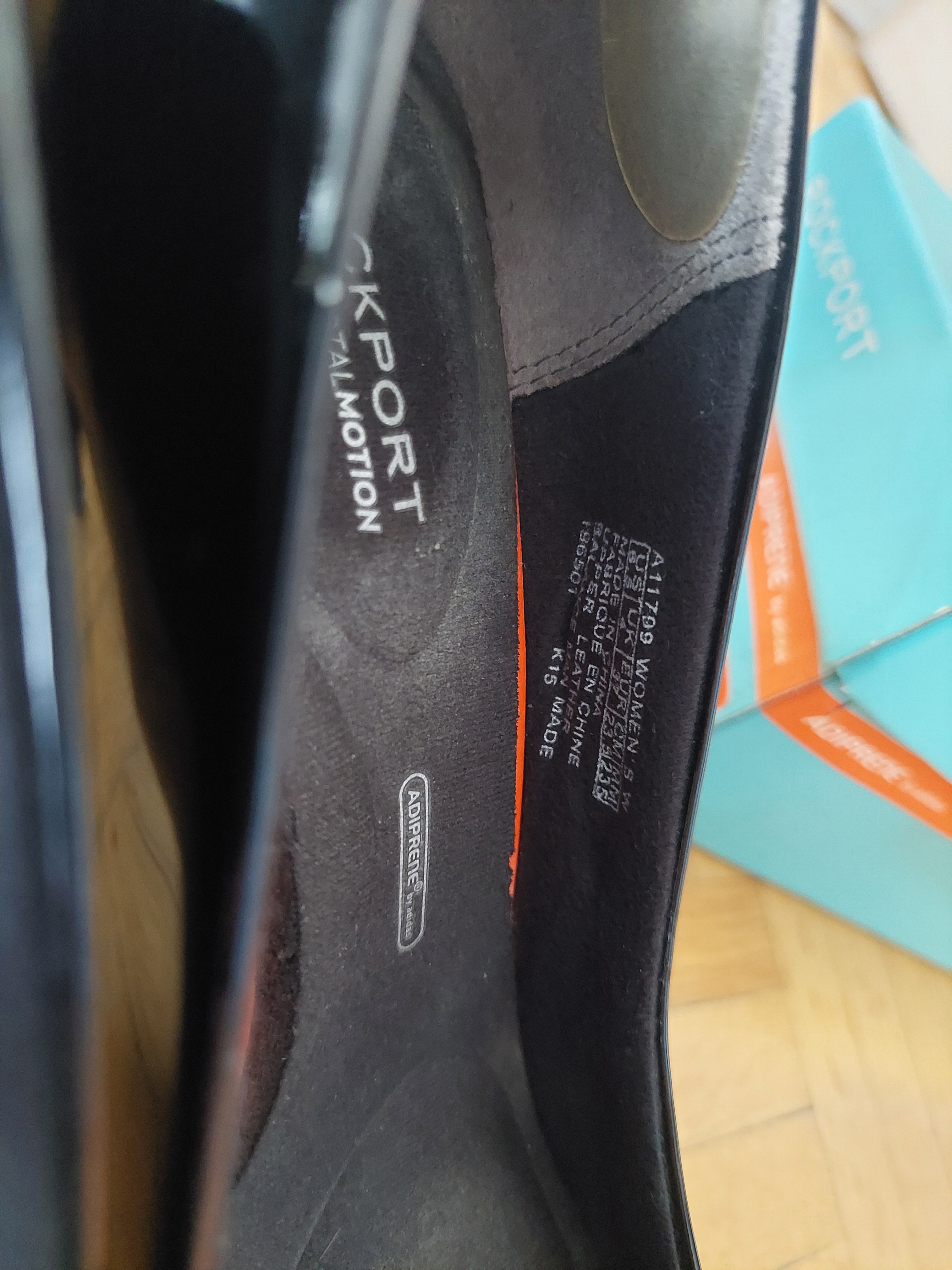 Rockport Patent Leather Heels Black Women's Shoes Adidas - photo 4