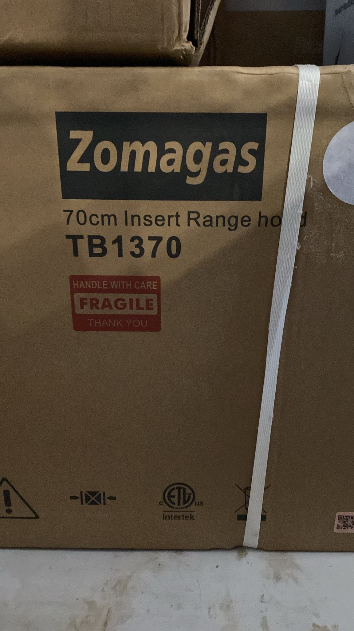 Brand New Zomagas 70cm Insert Range Hood TB1370