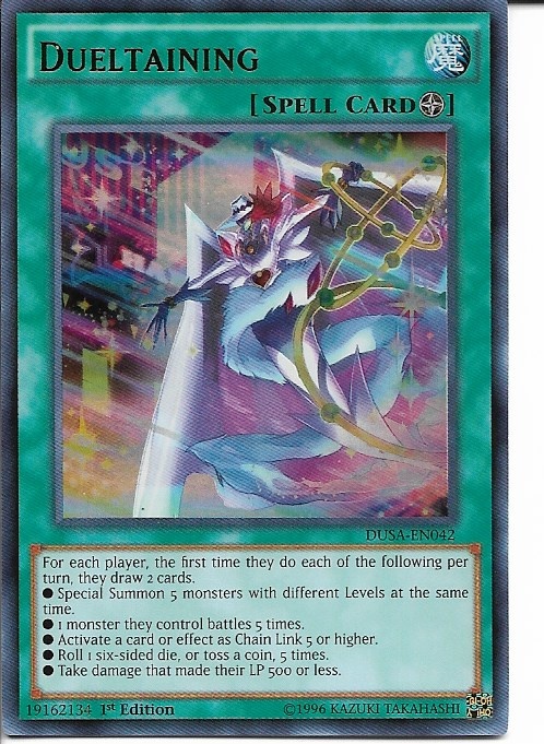 Yu-Gi-Oh Dueltaining DUSA-EN042 Holo LP