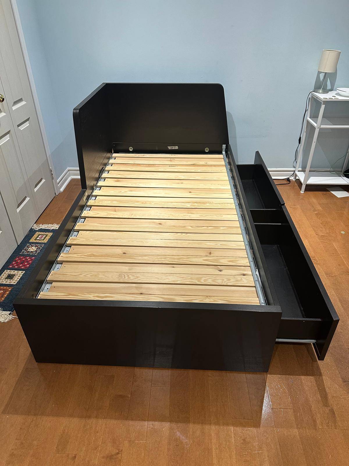 IKEA twin bed with drawers - photo 4