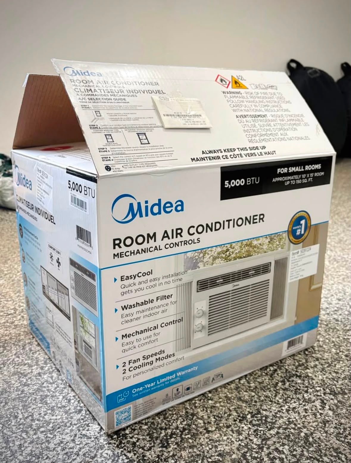 Midea 5,000 BTU Window Air Conditioner – Excellent Condition - photo 5