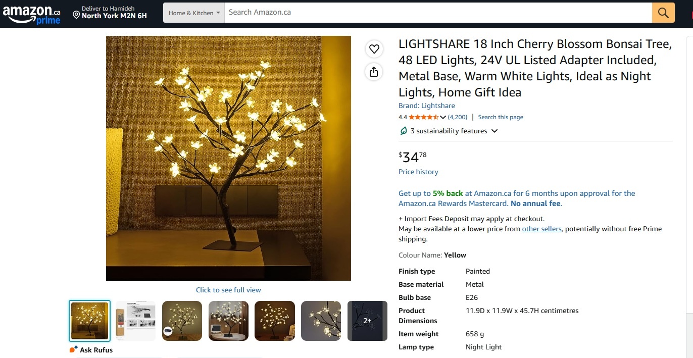 Bonsai Tree Night Light - photo 4