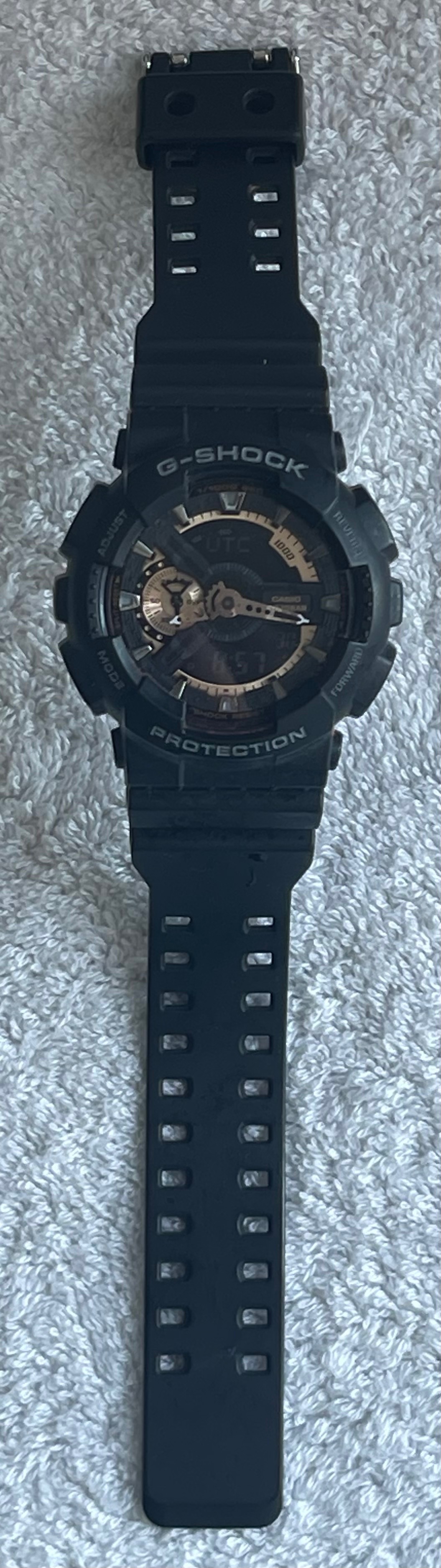 Casio G-Shock GA-110RG Rose Gold Series Black Watch - photo 2