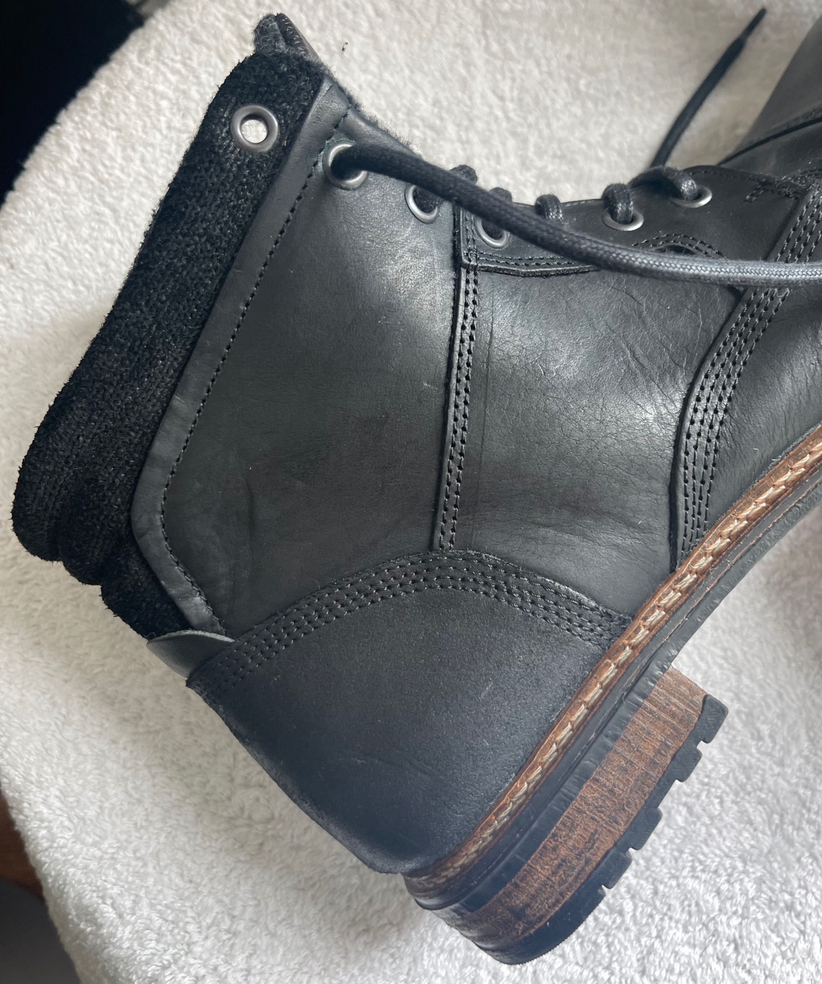 Browns B2 Black Leather Boots (EUR 44 / US 11) – Worn Twice - photo 3