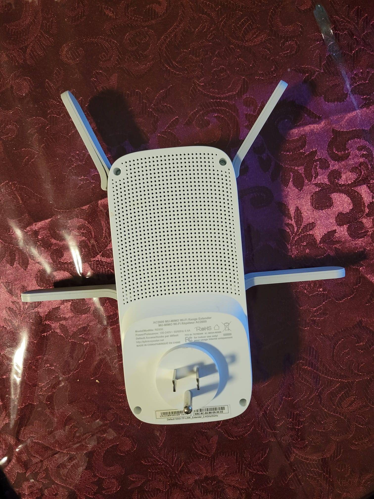 TP-Link RE650 AC2600 WiFi Range Extender / WiFi Booster - photo 3