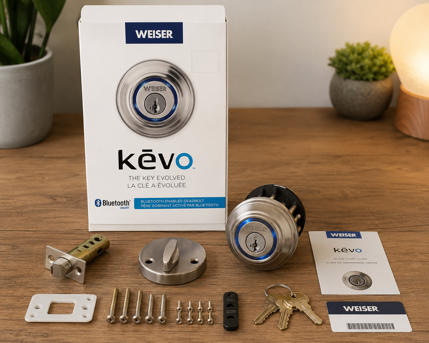 Weiser Kevo Bluetooth Smart Deadbolt, Complete in Original Box