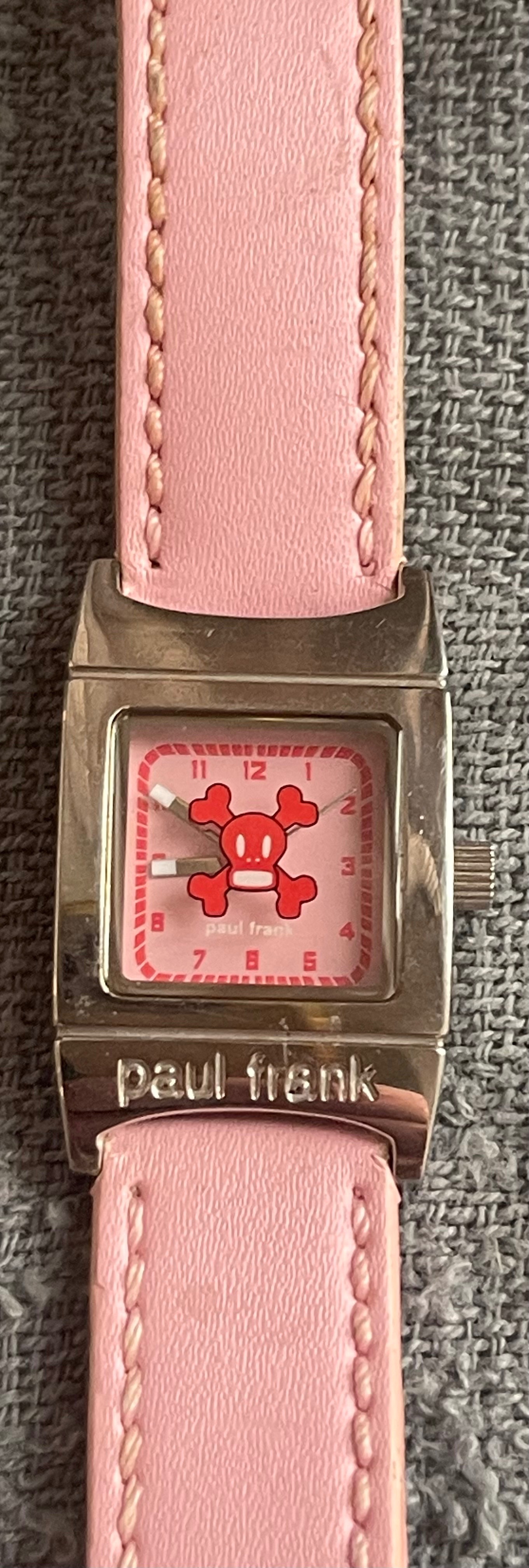Vintage 2004 Paul Frank "Skurvy" Skull Watch – As-Is/For Parts - photo 2