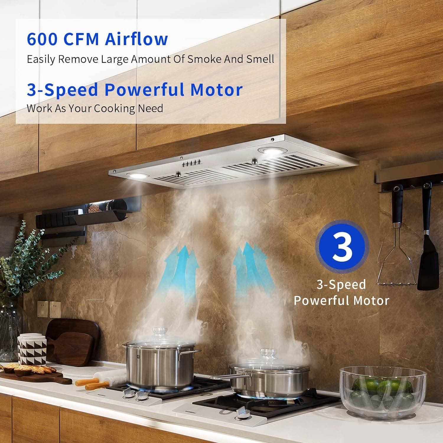 Brand New Zomagas 70cm Insert Range Hood TB1370 - photo 4