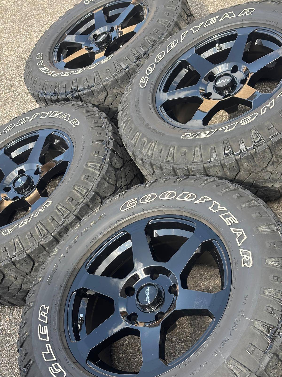 NEW 18”AmericanRacing(5x139)+used 275/70/R18 Duratrac-RAM 1500 - photo 3