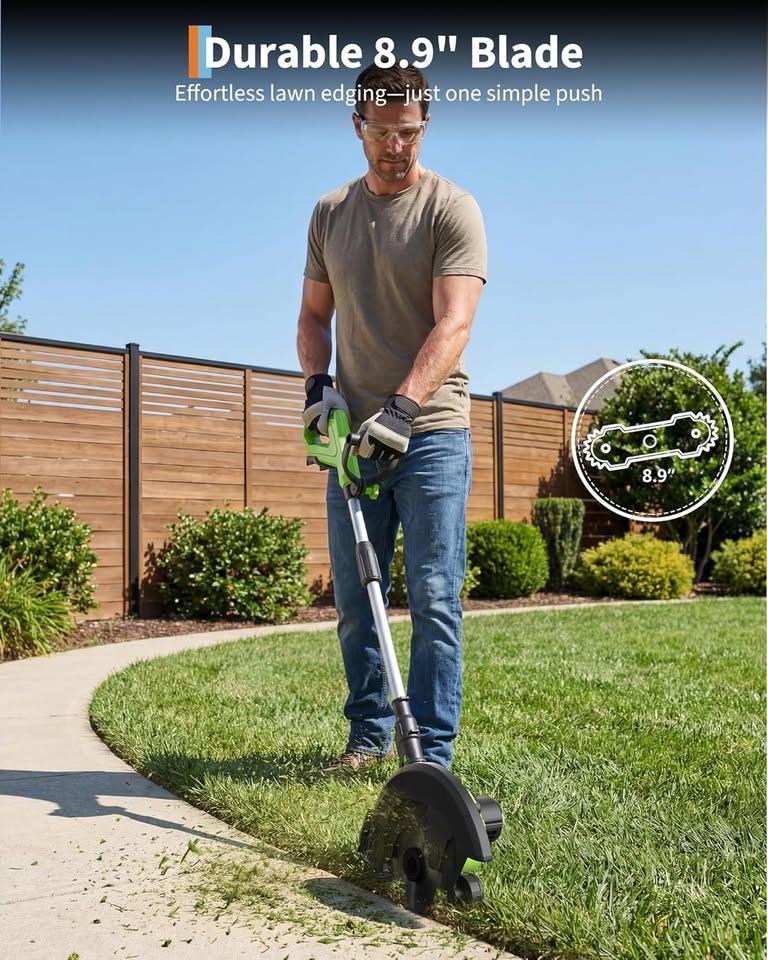 Lawn Edger 20v 4.0Ah, Grass Cutting, Powerful Battery BNIB