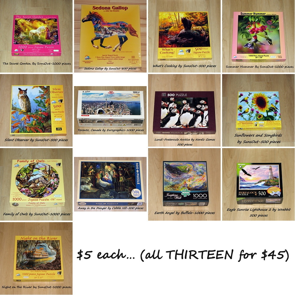 ✨❤🧩   LOTS of PUZZLES-JIGSAW –$1-$3-$5-$6  🧩❤✨ - photo 5
